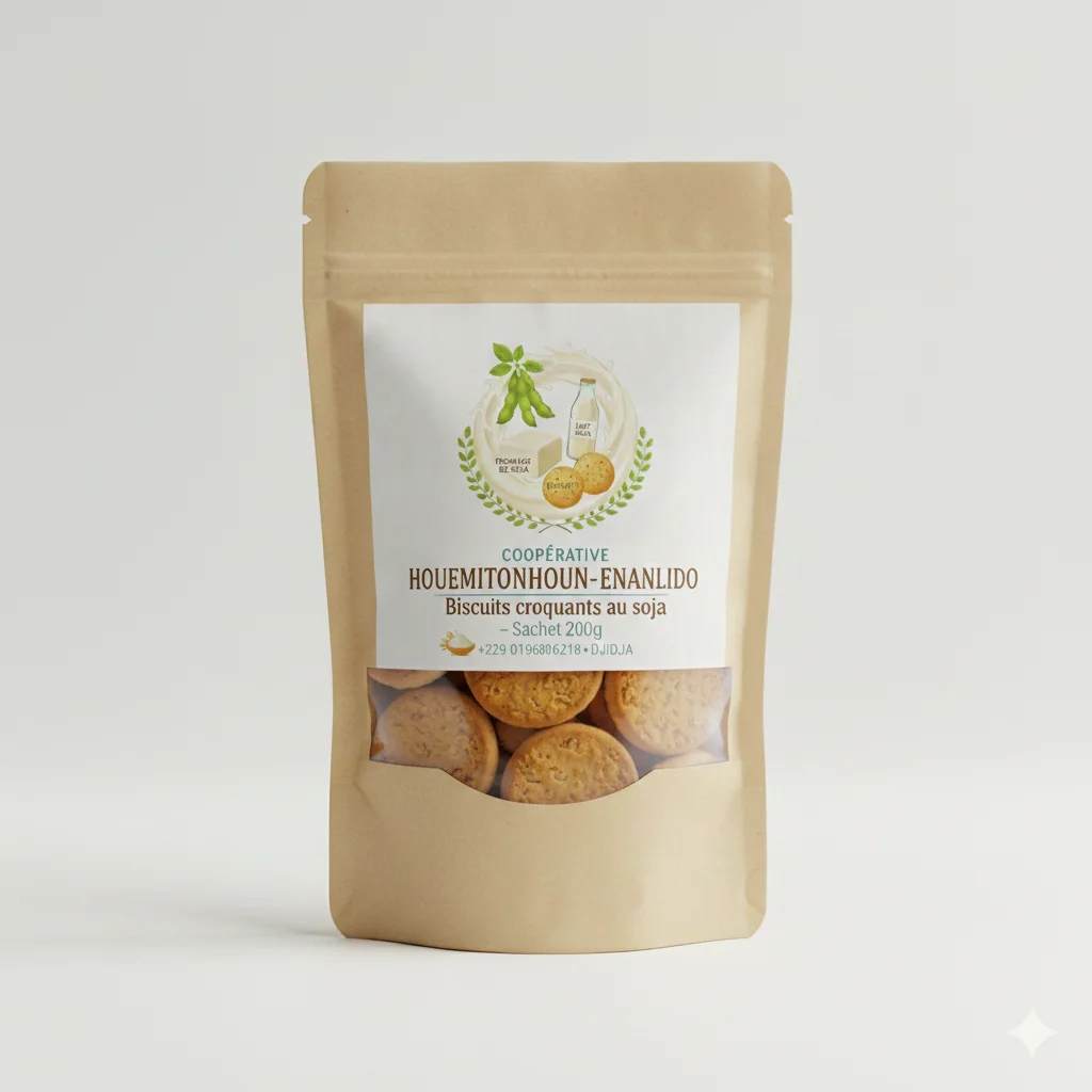Biscuits croquants au soja – Sachet 200g